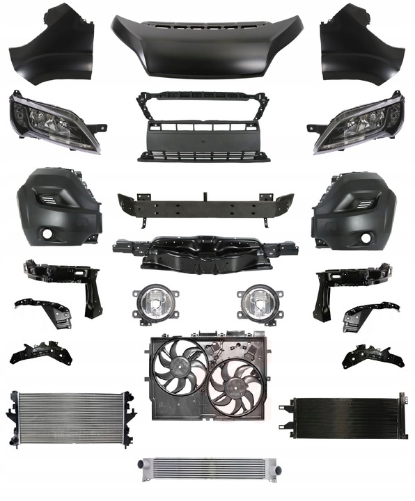 фото №1, Boxer 14- перед капот бампер pas лампа крыло