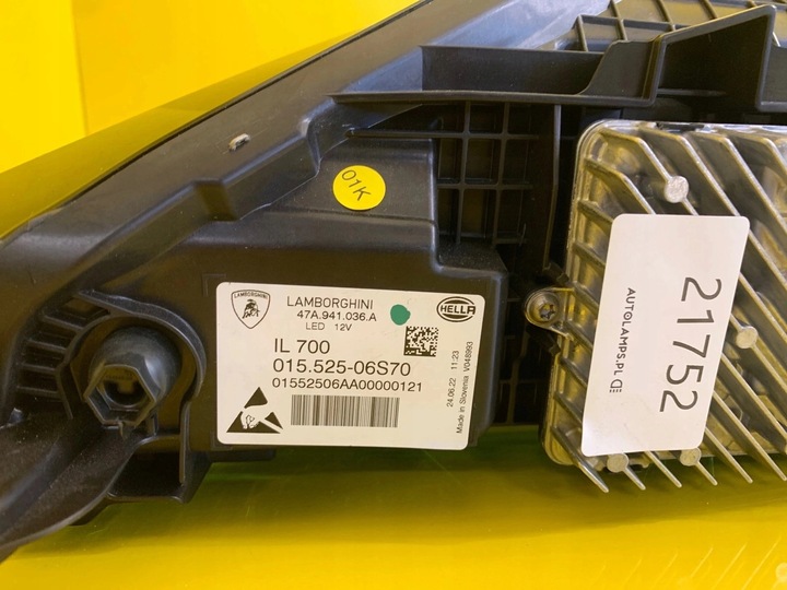 фото №16, Лампа ліва права lamborghini ревуельто повний led