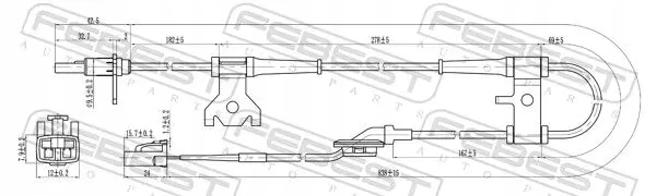 фото №1, Датчик скорости колёса abs правые перед 07606-004