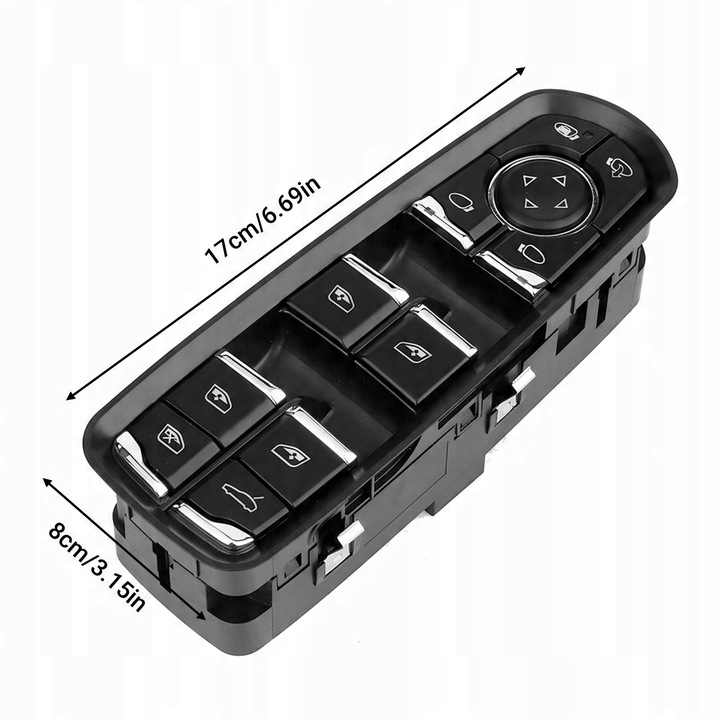 фото №13, Панель кнопка стекло переключатель управление porsche cayenne