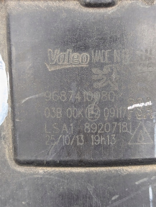 фото №7, Галоген лівий правий citroen c4 grand picasso ii 13-22 valeo 9687410080