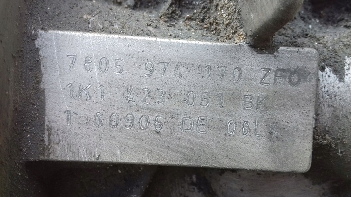 фото №10, Трансмиссия рулевая рейка 1k1423051bk 1k1909144g skoda seat vw audi