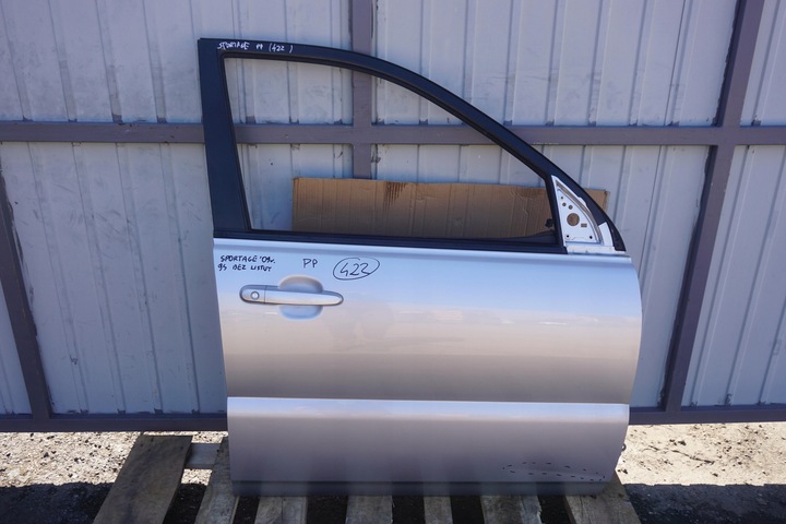 фото №1, Kia sportage ii je двері передні праві скло 9s сріблястий bez планки nr.96