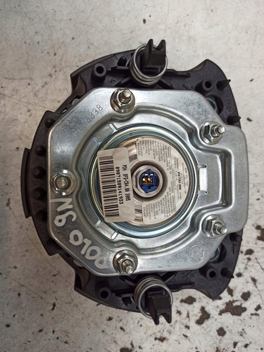 фото №10, Vw polo iv 9n2 org подушка безпеки подушка кермо водія шкіра 1t0880201a