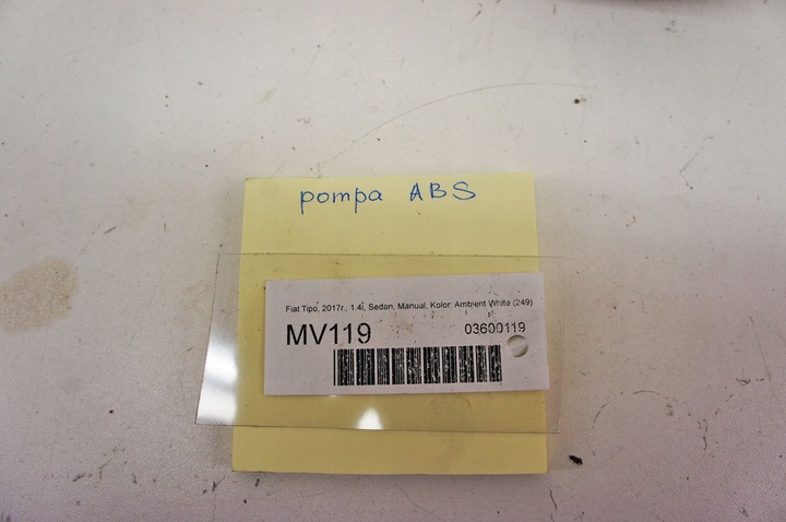 фото №8, Mv119 fiat tipo ii 1.4i насос abs 2265106516