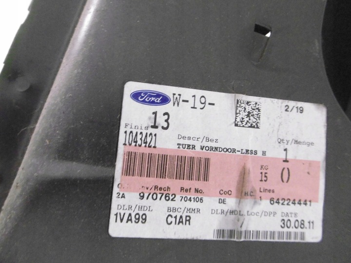 фото №4, Ford mondeo mk1 дверь левая передние новое оригинал