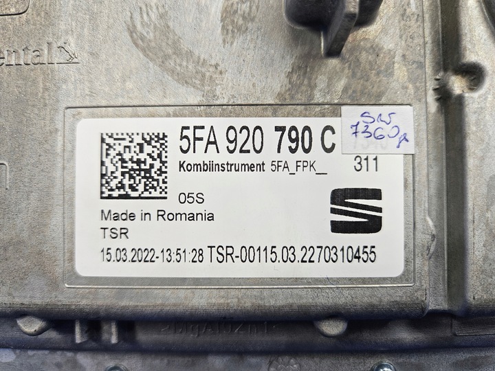 фото №8, Спідометр  прилади seat leon iv cupra formentor віртуальний cockpit eu 5fa920790c