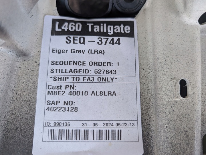 фото №14, Range rover v l460 22- кришка багажника зад задня