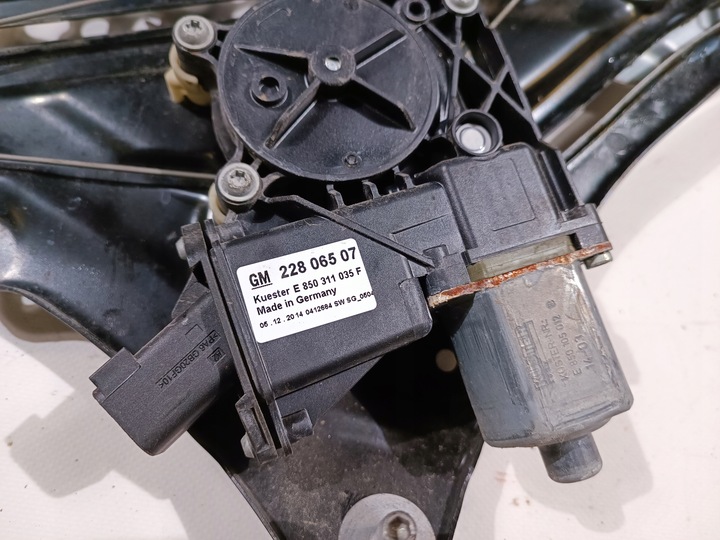 фото №5, Механизм стёкла зад левый chevrolet camaro cabrio 2009-2015