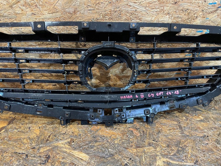 фото №9, Mazda 6 gj iii 3 рестайлінг 15-18 решітка решітка радіатора решітка середня бампера перед