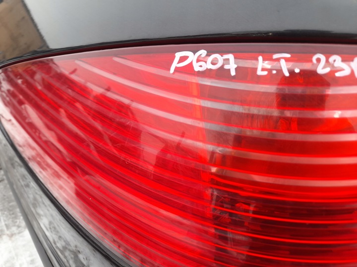 фото №6, Peugeot 607 рестайлинг лампа левый зад левая задняя крыло