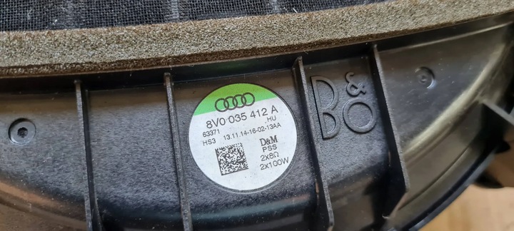 фото №7, S3 8v sedan a3 динамік bang olufsen 8v0035412a