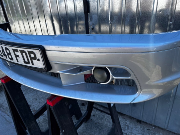 фото №15, Бампер перед передній bmw 3 e46 купе aerodynamics набір 354 титан срібло