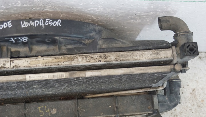фото №8, Mercedes w203 компрессор комплект радиатор