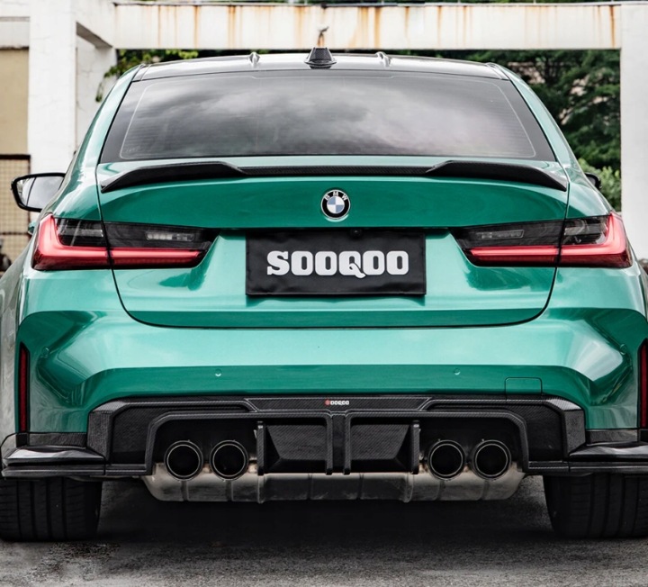 фото №8, Карбоновый диффузор спойлер зад bmw g80 g81 g82 g83 sq стиль