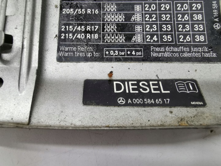 фото №7, Mercedes-benz b w245 крышка заливка топлива 2006 a0005846517