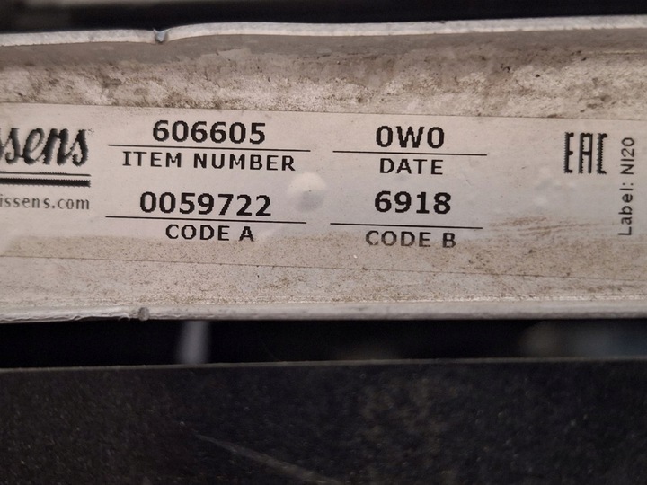 фото №11, Радіатор pas переднє kia sportage 4 iv рестайлінг 1.6 crdi 2018- оригінал