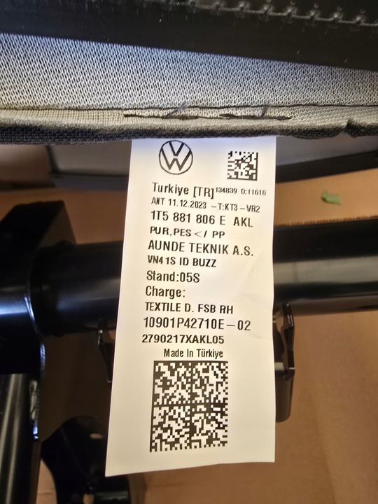 фото №12, Id buzz cargo диван 2 легковой сиденье водителя з підігрівом 1t5881806e akl