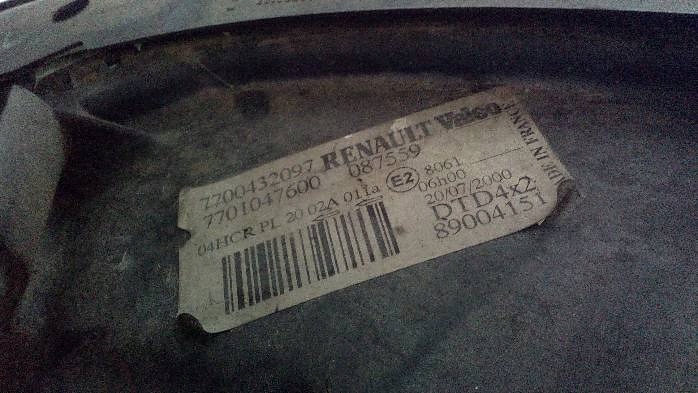 фото №8, Фара праві лампа перед fl renault scenic i