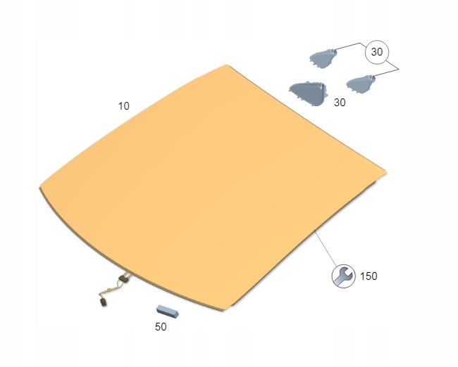 фото №1, Скло передня mercedes eqs v297