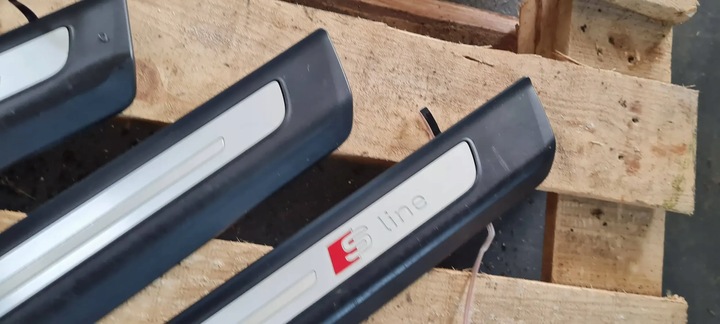 фото №13, Q7 4m ii планки подсвечиваемый led порога накладка sline комплект