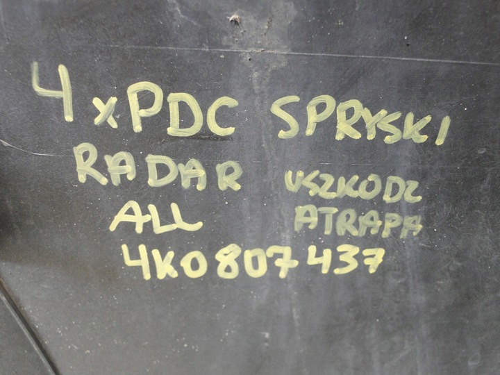 фото №16, Бампер перед audi a6 c8 4k 4k0 4k0807437 4xpdc радар розпилювач злегка пошкоджений
