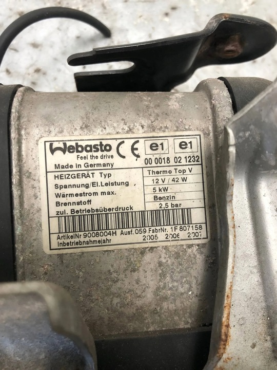 фото №8, Отопление стояночный вебасто vw touran 1k0815005dp
