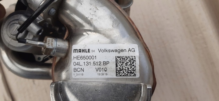фото №5, Радиаторов выхлопных газов 04l131512bp vw golf vii 2,0tdi