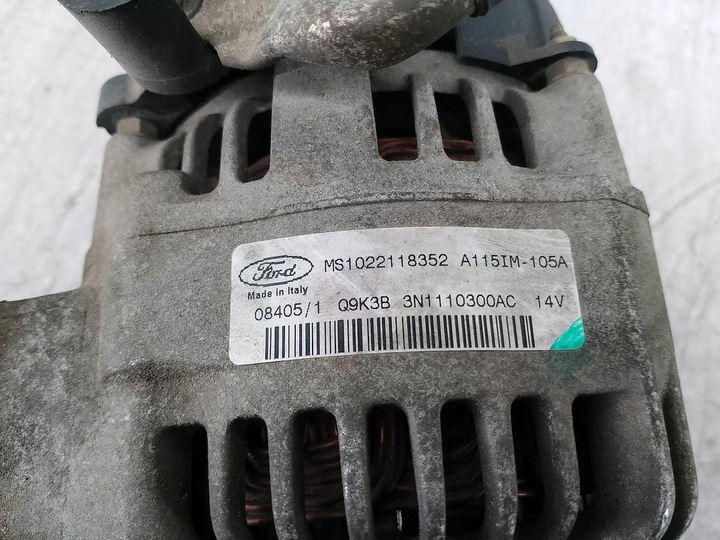 фото №7, Генератор ford focus c-max 3n1110300ac ms1022118352 1.6 16v