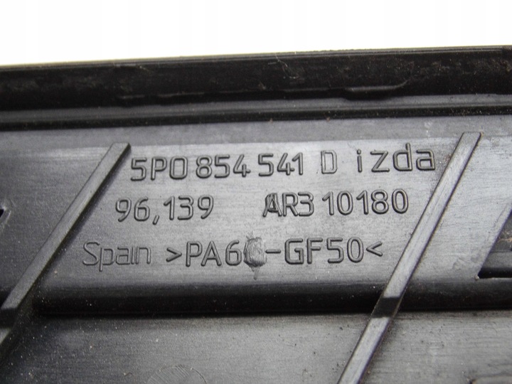 фото №11, Планка скла передній 5p0854319b seat altea 5p toledo iii ліва оригінал