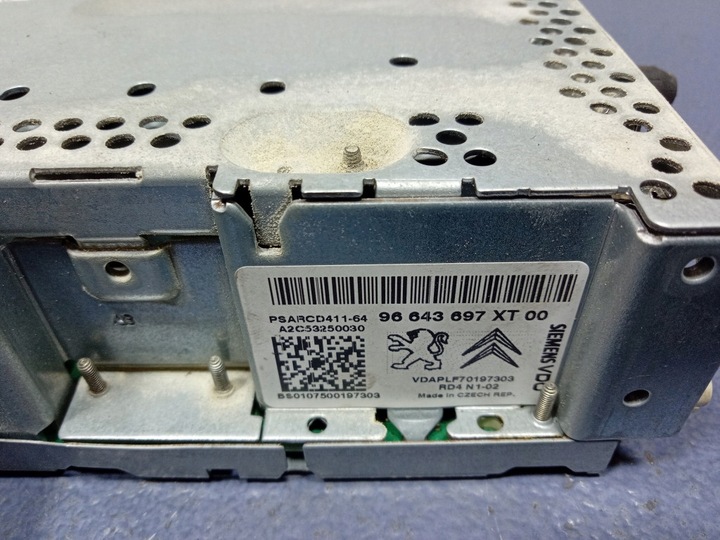 фото №5, Peugeot 207 радио cd заводские 96643697xt