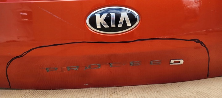 фото №9, Кришка багажника зад kia pro ceed proceed 3 iii fv