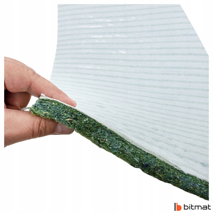 фото №11, Ścinki poroso з klejem 20mm 1m2 коврик войлочная w różnych kawałkach ocieplenie