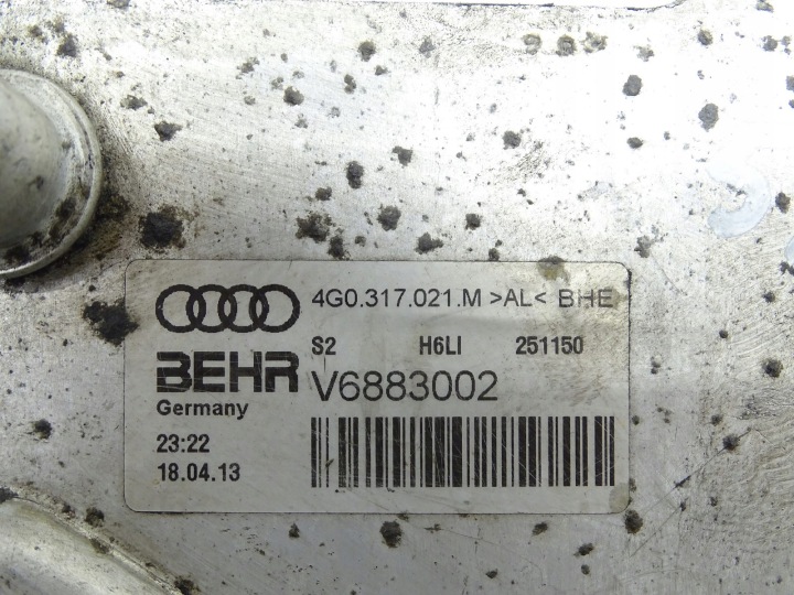 фото №6, Радиатор масла коробки audi a6 c7 3.0 tdi 4g0317021m