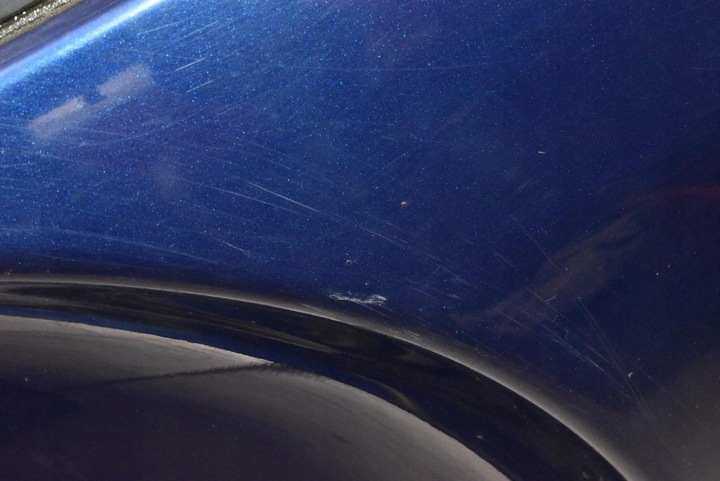 фото №6, Крышка багажника зад задняя тёмно-синяя toyota rav-4 2 ii 3d 00-03