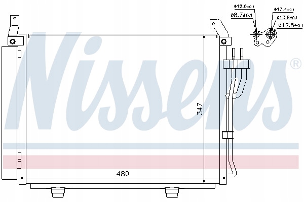 фото №11, Радиаторов кондиционера nissens 940205