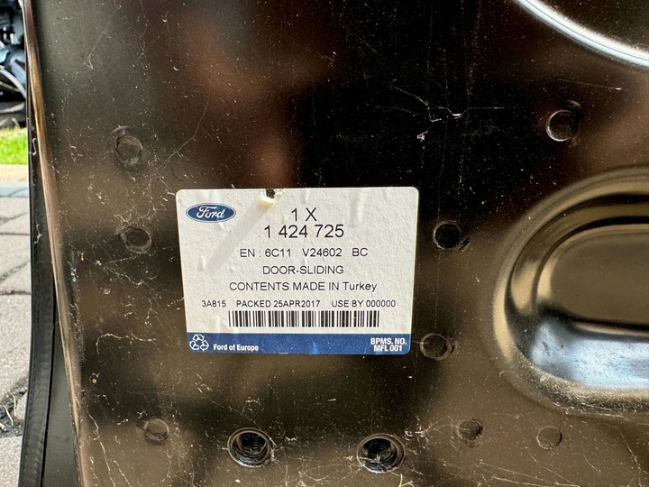 фото №8, Ford transit mk6 mk7 vii 00-13 дверь сдвижные правые зад задние 155cm h2