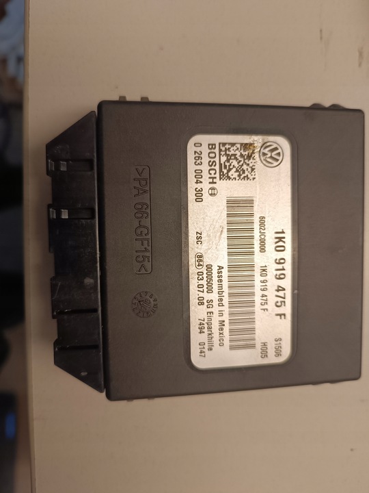 фото №1, Модуль датчик pdc volkswagen оригінальний номер 1k0919475f