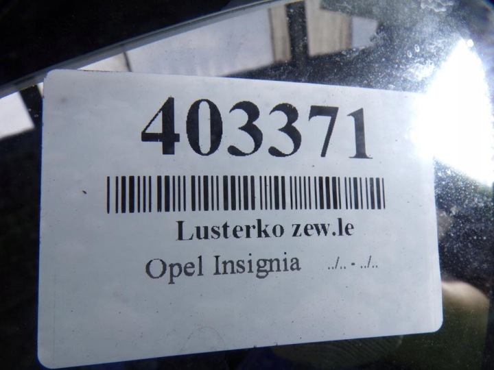 фото №8, Opel insignia a дзеркало зовнішні ліве 13330629