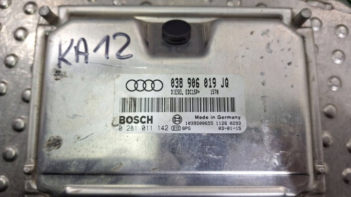 фото №5, Блок керування двигуном (ебу, комп'ютер двигуна) 038906019jq audi a4 b6 1.9 tdi 130km 00-05