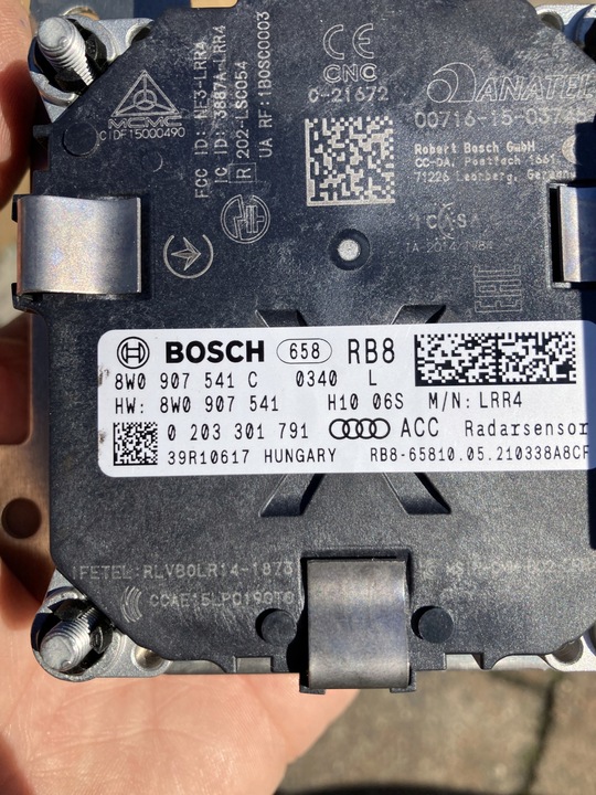 фото №8, Audi a4 b9 8w0907541c радар дистронік