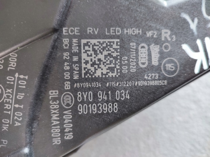 фото №10, Audi a3 s3 8y0 фара повний led права перед 2019- 8y0941034