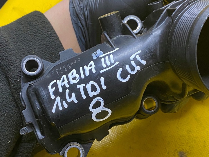 фото №9, Колектор всмоктуючий 04b129709b polo v rapid ibiza iv fabia iii 1.4 tdi cut