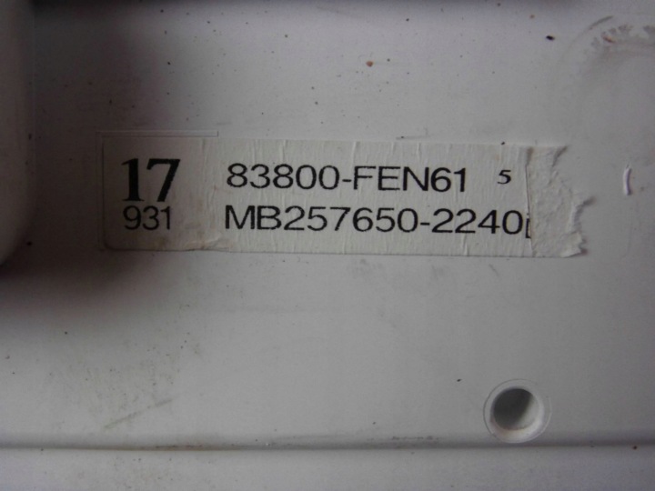 фото №6, Toyota corolla xii e21 e210 2022 1.8 гібрид спідометр  83800fen61 83800-fen61
