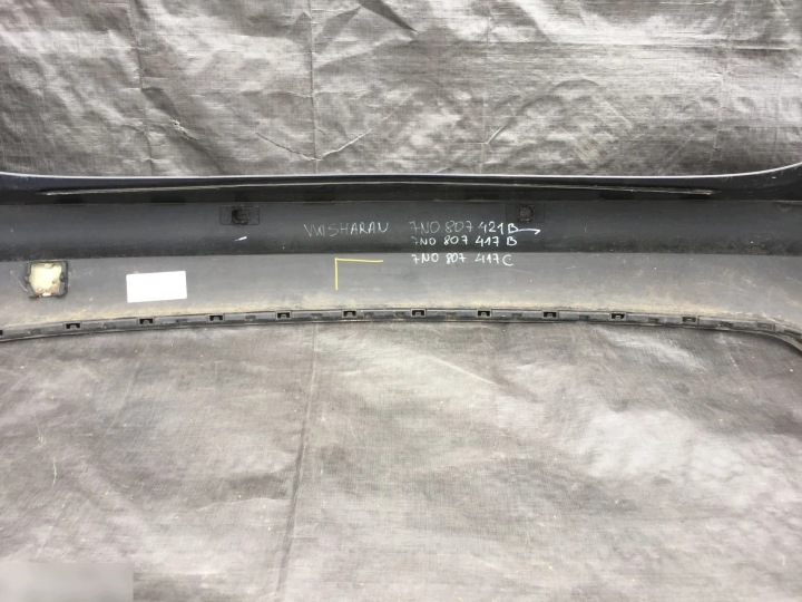 фото №9, Vw sharan ii 2010-2015 alhambra бампер задний 7n0807421b