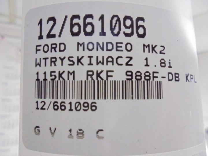 фото №8, Mondeo mk2 форсунки 988f-db kpl 1,8 0280155819