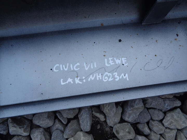 фото №12, Накладка планка порогова поріг лівий honda civic 7 vii рестайлінг hb 5d 04- nh623m