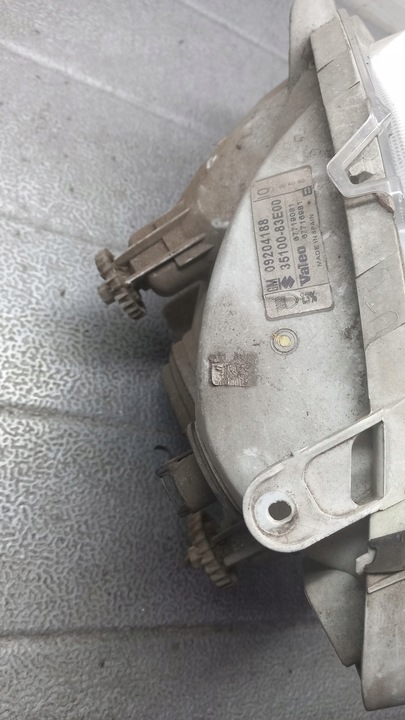 фото №6, Фара правые opel agila 1.0b 00r 09204188