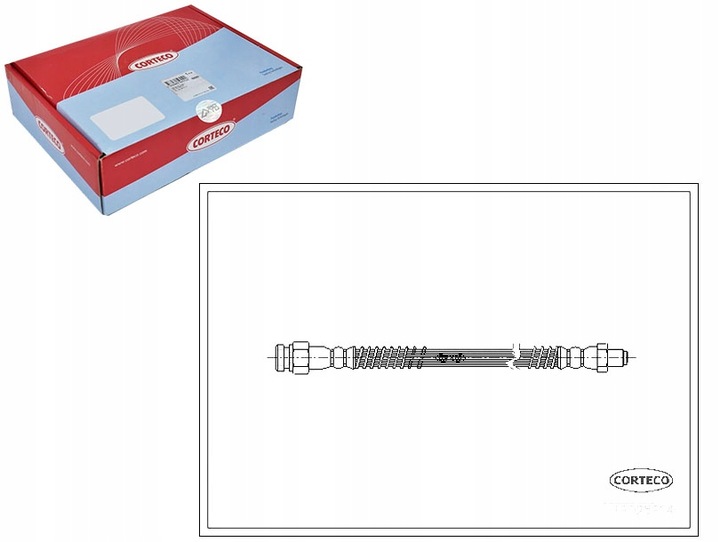 фото №1, Corteco шланг тормозной mb238160 mb857527 mb8575