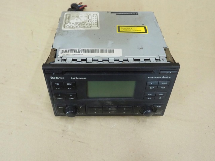 фото №16, Радіо заводські sat compass код skoda superb i 3u0035191